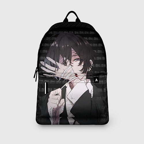 Рюкзак Дазай Осаму Исповедь неполноценного человека / 3D-принт – фото 3