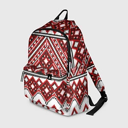 Рюкзак Русский узор, геометрическая вышивка, цвет: 3D-принт