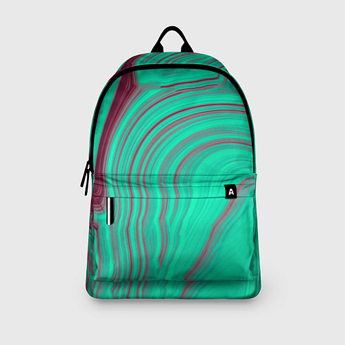 Рюкзак Зеленый прилив / 3D-принт – фото 3