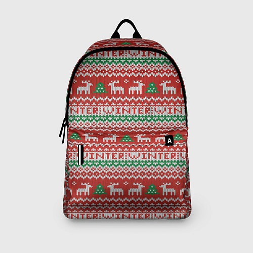 Рюкзак Deer Christmas Pattern / 3D-принт – фото 3