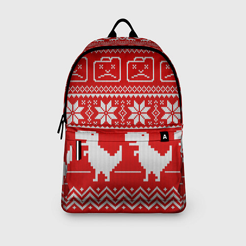 Рюкзак Вязаный принт / 3D-принт – фото 3