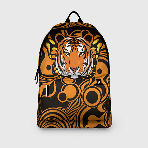 Рюкзак Голова тигра с бабочкой / 3D-принт – фото 3