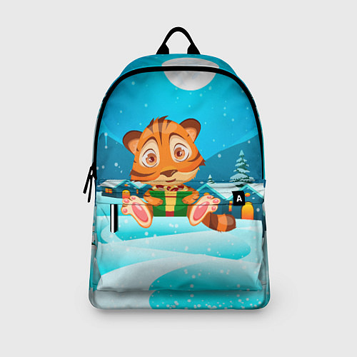 Рюкзак Новогодние подарки Тигр 2022 / 3D-принт – фото 3