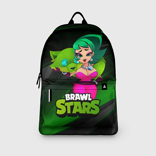 Рюкзак LOLA BRAWLSTARS dark green / 3D-принт – фото 3