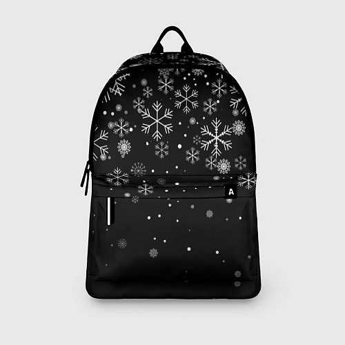 Рюкзак Снежинки - С Новый год / 3D-принт – фото 3