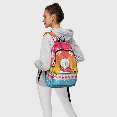 Рюкзак ДРУЖОЧЕК МИШКА / 3D-принт – фото 6