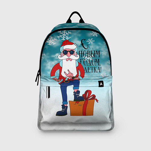 Рюкзак Hipster Santa 2022 / 3D-принт – фото 3