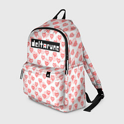 Рюкзак DELTARUNE PATTERN LOGO, цвет: 3D-принт