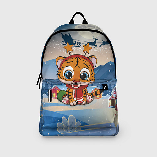 Рюкзак Маленький тигренок с рожками / 3D-принт – фото 3