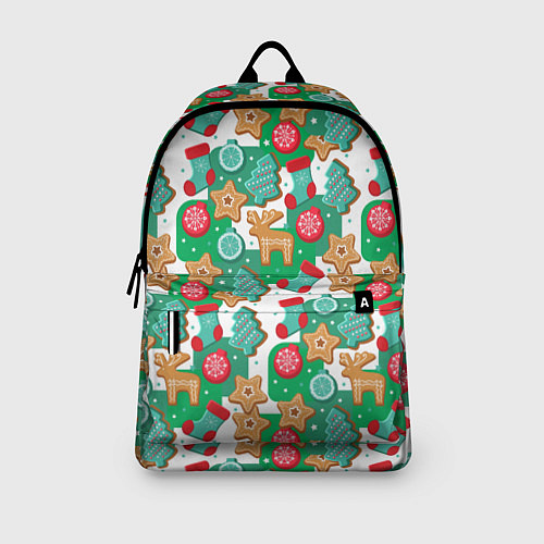 Рюкзак Новогодние печеньки / 3D-принт – фото 3