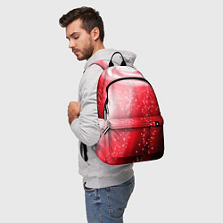 Рюкзак Красная космическая спираль, цвет: 3D-принт — фото 2