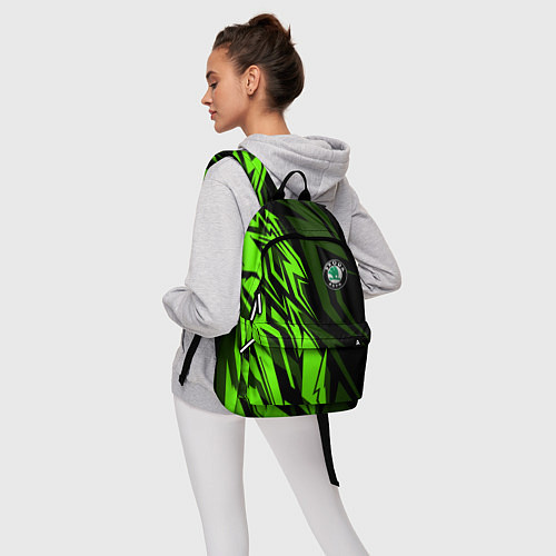 Рюкзак Skoda Узор / 3D-принт – фото 6