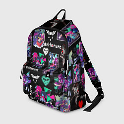 Рюкзак DELTARUNE PATTERN ART ГЕРОИ ДЕЛЬТАРУН, цвет: 3D-принт