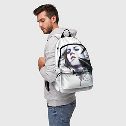 Рюкзак Искусство акварелью девушка, цвет: 3D-принт — фото 2