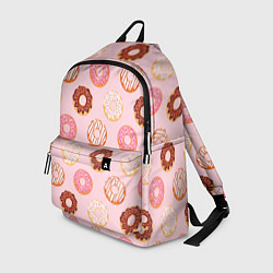 Рюкзак Pink donuts, цвет: 3D-принт