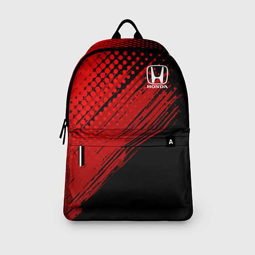 Рюкзак Honda - Red texture / 3D-принт – фото 3