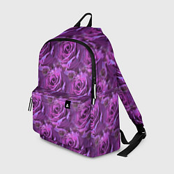 Рюкзак Фиолетовые цветы паттерн, цвет: 3D-принт
