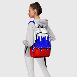 Рюкзак Триколор Необычный, цвет: 3D-принт — фото 2