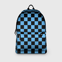 Рюкзак Шахматная доска Синяя, цвет: 3D-принт — фото 2