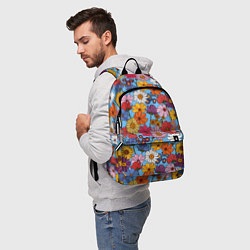 Рюкзак Ромашки-лютики, цвет: 3D-принт — фото 2