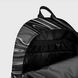 Рюкзак Черно-белый мрамор, цвет: 3D-принт — фото 2