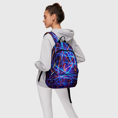 Рюкзак Neon pattern Fashion 2055 / 3D-принт – фото 6