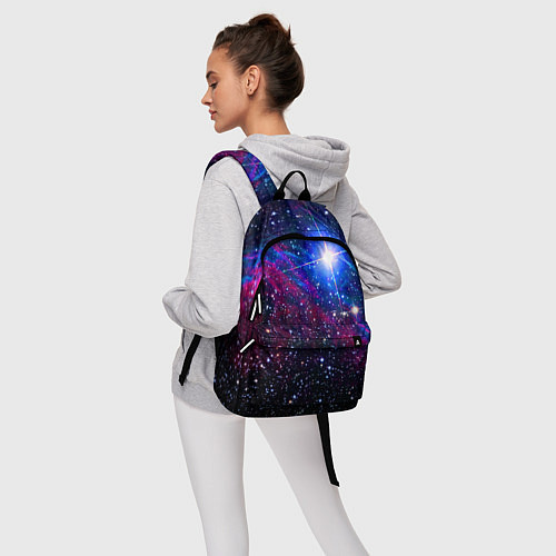 Рюкзак Открытый космос Star Neon / 3D-принт – фото 6