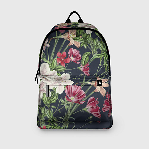 Рюкзак Цветы Розовые / 3D-принт – фото 3