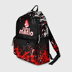 Рюкзак Super mario брызги красок, цвет: 3D-принт