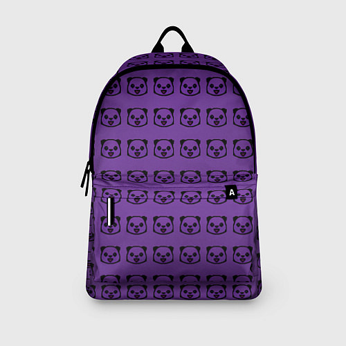 Рюкзак Purple Panda / 3D-принт – фото 3