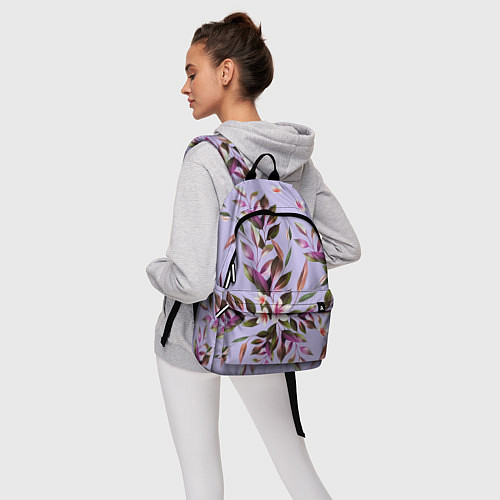 Рюкзак Цветы Вересковый Сад / 3D-принт – фото 6