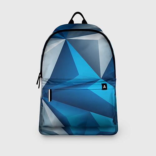 Рюкзак Авангардная пирамидальная композиция / 3D-принт – фото 3
