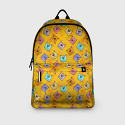 Рюкзак Цветные котики и лапки, цвет: 3D-принт — фото 2