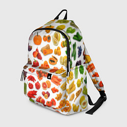 Рюкзак VEGETABLE FRUIT ABUNDANCE, цвет: 3D-принт