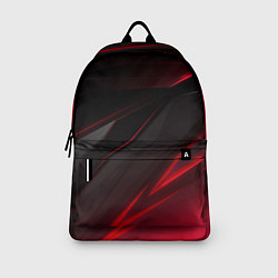 Рюкзак Красно-черный фон, цвет: 3D-принт — фото 2