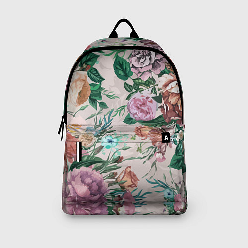 Рюкзак Color floral pattern Expressionism Summer / 3D-принт – фото 3