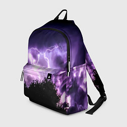 Рюкзак Purple Lightning, цвет: 3D-принт
