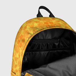 Рюкзак Желтый абстрактный летний орнамент, цвет: 3D-принт — фото 2