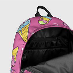 Рюкзак Разноцветное Мороженое Со Звёздочками, цвет: 3D-принт — фото 2