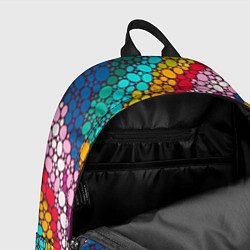 Рюкзак Абстракция - радужное настроение, цвет: 3D-принт — фото 2