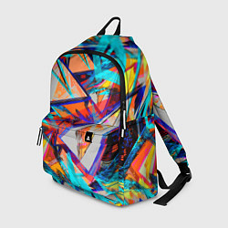 Рюкзак Яркий неоновый абстрактный узор, цвет: 3D-принт