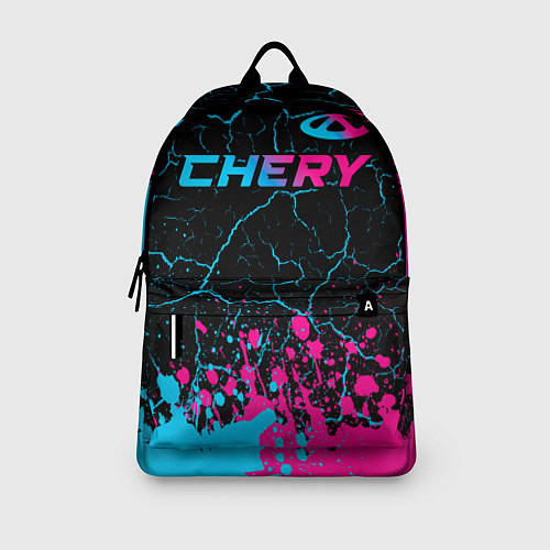 Рюкзак Chery - neon gradient: символ сверху / 3D-принт – фото 3