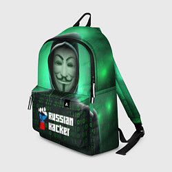 Рюкзак Russian hacker green, цвет: 3D-принт