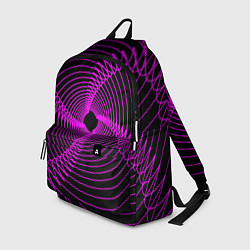 Рюкзак Неоновая светящаяся спираль, цвет: 3D-принт