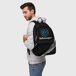 Рюкзак Volkswagen абстракция, цвет: 3D-принт — фото 2
