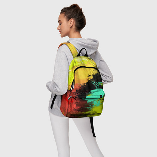 Рюкзак Яркий красочный гранж / 3D-принт – фото 6
