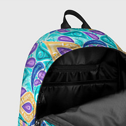 Рюкзак Узоры капельки, цвет: 3D-принт — фото 2