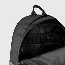 Рюкзак PSG sport на темном фоне: символ сверху, цвет: 3D-принт — фото 2