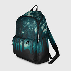 Рюкзак Тёмный лес на закате, цвет: 3D-принт