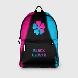 Рюкзак Black Clover - neon gradient: символ, надпись, цвет: 3D-принт — фото 2